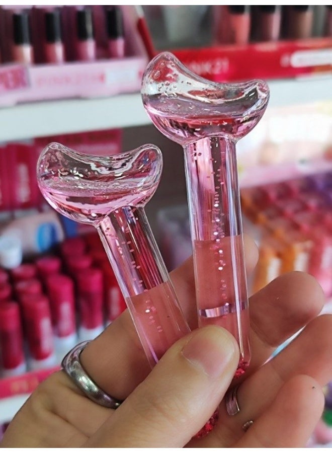 مدلك الوجه والعين الجليدي، أدوات العناية بالبشرة مع مدلك للوجه 2 في 1 وحقيبة سفر، عناية ذاتية للرجال والنساء - Image 5